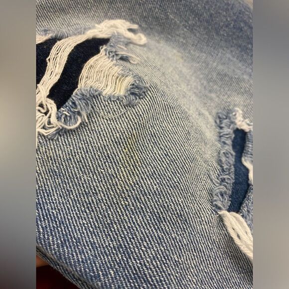 KanCan Ladies 27/7 Distressed Light Wash Jeans - Picture 7 of 7